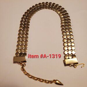 1 Gold Choker Necklace, item # A-1319, wt. 12 grams.